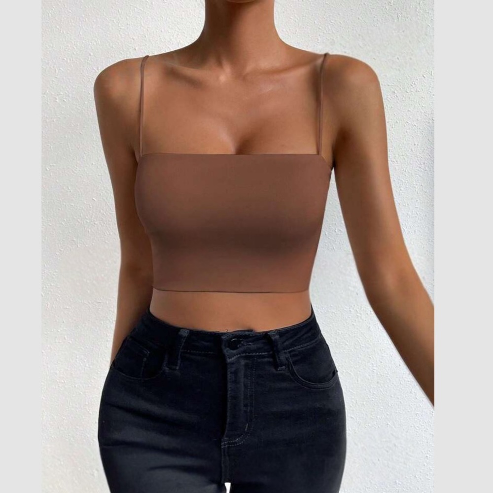 Boho square neck cami top